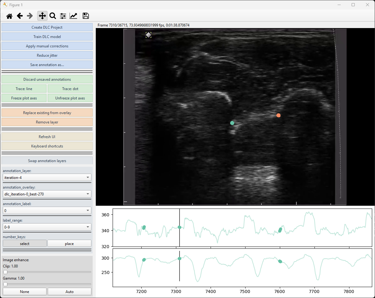 DUSTrack GUI current